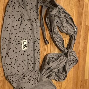 NWOT Baby Ktan blue ans black heart design Size s